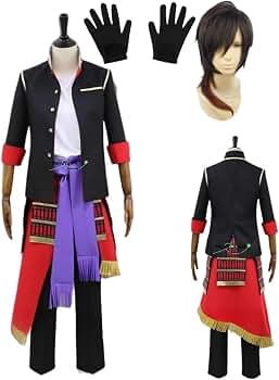 Amazon.co.jp: 刀剣乱舞 大倶利伽羅 コスプレ衣装（ 靴 ウィッグ 追加